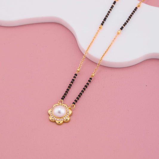 Timeless Beauty Pearl & Diamond Mangalsutra