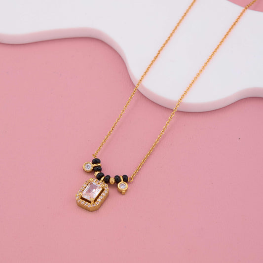 Royal Grace American Diamond Pendant Mangalsutra