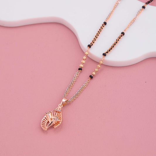 Radiant Wings American Diamond Mangalsutra