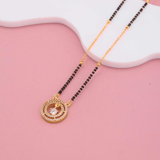 Dazzling Orbit American Diamond Mangalsutra