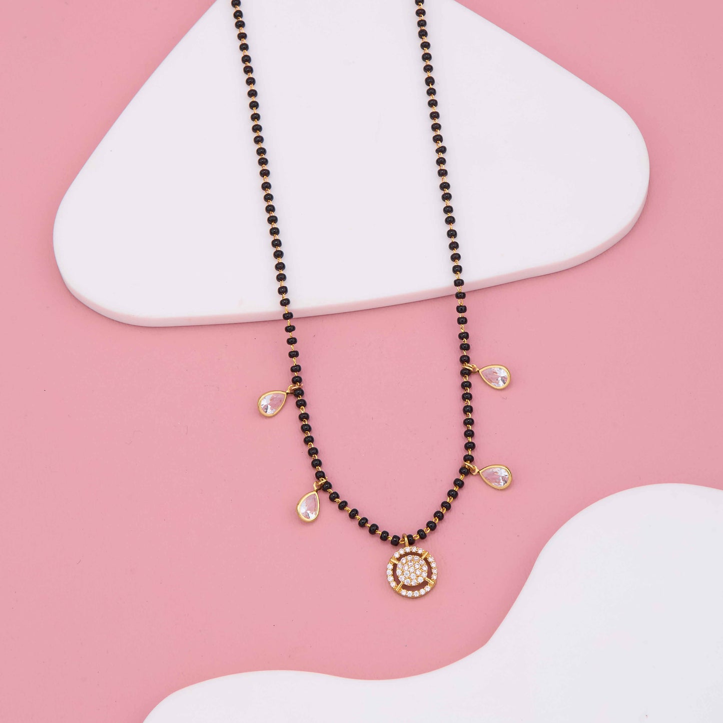 Divine Glow American Diamond Mangalsutra