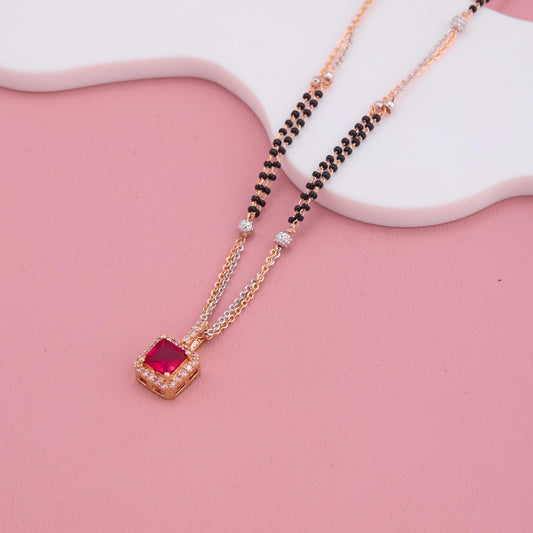 Scarlet Queen Dual-Strand Mangalsutra