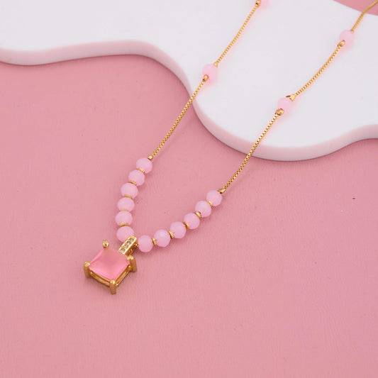 Rosé Delight Gold-Plated Mangalsutra