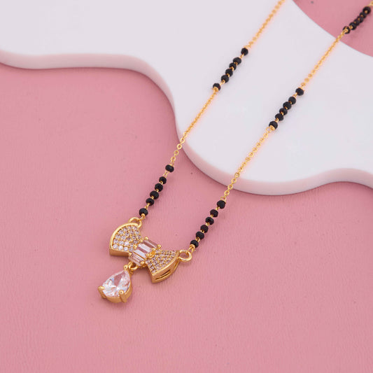 Stylish Bow Design Mangalsutra for Modern Women