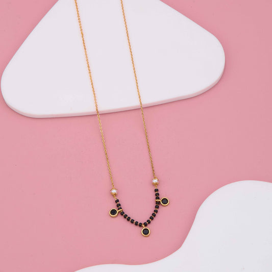 Shadow Shine Beaded Mangalsutra
