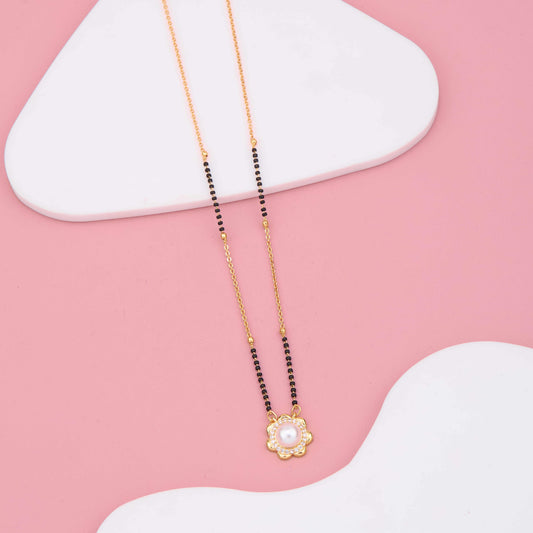 Timeless Beauty Pearl & Diamond Mangalsutra