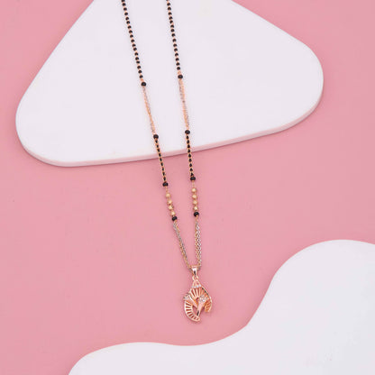 Radiant Wings American Diamond Mangalsutra