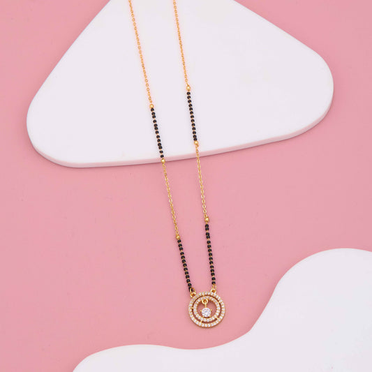 Dazzling Orbit American Diamond Mangalsutra