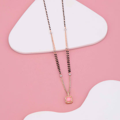 Soft Glow American Diamond Mangalsutra