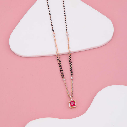 Scarlet Queen Dual-Strand Mangalsutra